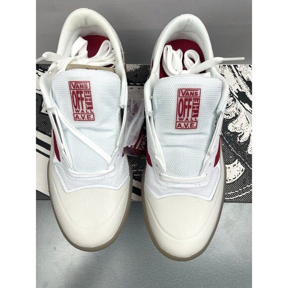 VANS AVE SKATE SPORT LEATHER  WHITE SHOES MEN'S SIZE 5.5 - Picture 14 of 16